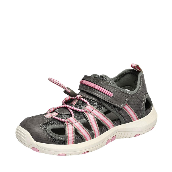 Boys Girls Outdoor Athletic Sandals - GREY PINK -  0